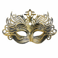 Vintage Design Roman Gladiator Mask Antique Finish Romandesign Face Mask Lightweight Costume Accessory Hand-Painted Embellishments for Cosplayers, History Enthusiasts, Masquerade Balls, Cosplay Event, Stage Performances, Historical Reenactment