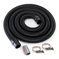 Flexible RV Sewer Hose Kit Corrugated Recreational Vehicle Drain Hose with Clamps Coiled Complete for Campers