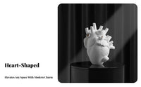 Resin Heart Planter Indoor Outdoor Decor Human Heart Planter Creative Home Decor Decoration for Medical Professionals, Nurses, Desktop, Garden, Patio
