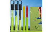 Golf Alignment Stick with Lanyard Fiberglass Golf Alignment Rod with Tube Training Aid Safeguarding Compact for Golfers
