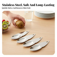 Fruit Spoon Food-Grade Material Fruit Spoon 2-in-1 Fruit Cutter Spoon Easy to Clean Fruit Spoon Skin Remover for Picnics