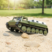 RC Tracked Transport Vehicle Battery-Operated Battery 1/16 Scale Crawler 1/16 Scale RC Crawler Ready to Operate for Hobbyists