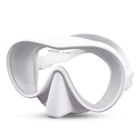 Adjustable Single Lens Dive Mask Soft Mask with Tempered Glass Comfortable Swim Goggles with Nose Cover Low-Volume for Divers, Snorkelers, Swimmers, Scuba Diving, Snorkeling, Pool
