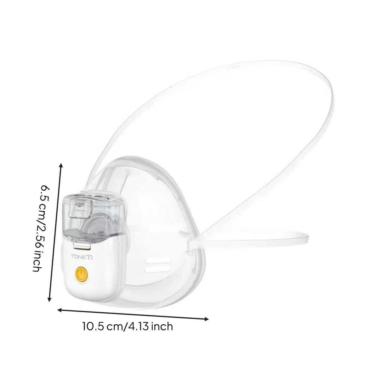 Handheld Nebulizer Compact Nebulizer with Mask Portable Inhaler Lightweight Travel-Friendly for Adults, on the Move, Home