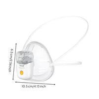 Handheld Nebulizer Compact Nebulizer with Mask Portable Inhaler Lightweight Travel-Friendly for Adults, on the Move, Home