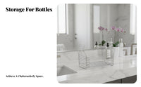 Countertop Organizer Space-Saving Small Wire Basket Easy Reach for Students
