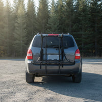 Trunk Mount Bike Rack Strap-Secured Trunk Bike Rack Compact Cycle Carrier with Straps for Cyclists