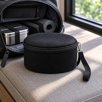 Insulated Bowl Bag Oxford Cloth Round Camping   Cup Storage Bag Carrier Hand-Carry Strap