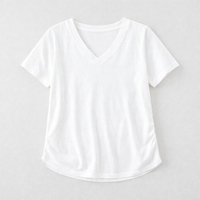 Women's Jumpers with V Neck and Three Quarter Sleeves, High-Quality for UK for Casual Everyday Wear, Comfortable Breathable Design