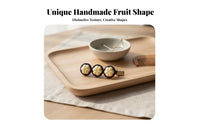 Fruit Hair Clip Japanese and Korean Design Cartoon Fruit Barrette Handmade Cute Side Hair Clip for Girls, Teenagers, Daily Wear, Casual Outings