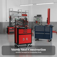 Multi-Function Mobile Tool Cabinet Heavy-Duty Mechanic Tool Cart Easy Mobility Workshop Equipment High-Capacity for Technicians, DIY Enthusiasts, Homeowners, Auto Repair Shop, Factory, Warehouse, Basement
