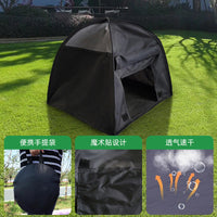 Portable Pet Tent for Cats, Sun Protection, with Steel Wire Frame