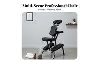 Portable Massage Chair Multi-Functional Foldable Remedial Chair Ergonomic Design Adjustable Kneeling Support Chair for Beauticians, Spas