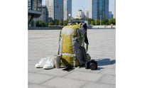 40L Hiking Backpack Padded Shoulder Straps Daypack Tear-Resistant Outdoor Bag for Day Trips