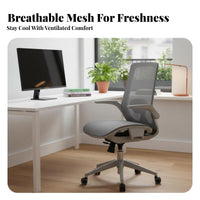 Reclining spinerest Ergonomic Mesh Chair with Headrest Lumbar Support Highrear Mesh Task Chair Adjustable support componentrests Rolling Seat 360° rotate for Students, Remote Workers, gaming enthusiasts, Study Room, Bedroom, Gaming Setup
