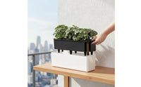 Vegetable Growing Container Lightweight and Long-Lasting Rectangular Planter Pot