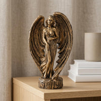 Nordic Angel Sculpture Elegant Resin Angel Decor Highly Detailed for Bookshelf