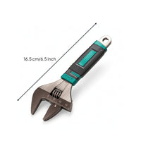 Adjustable Wrench Thickened Adjustable Spanner Wrench with Hanging Hole Wide-Opening Tool Heavy-Duty for DIYers, Workshop