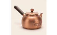 Copper Teapot Handmade Teapot with Wooden Handle Handcrafted Cookware