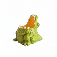 Desktop Dinosaur Pen Holder Sturdy Dinosaur Pencil Holder Funny Stationery Organizer Decorative for Students, Office