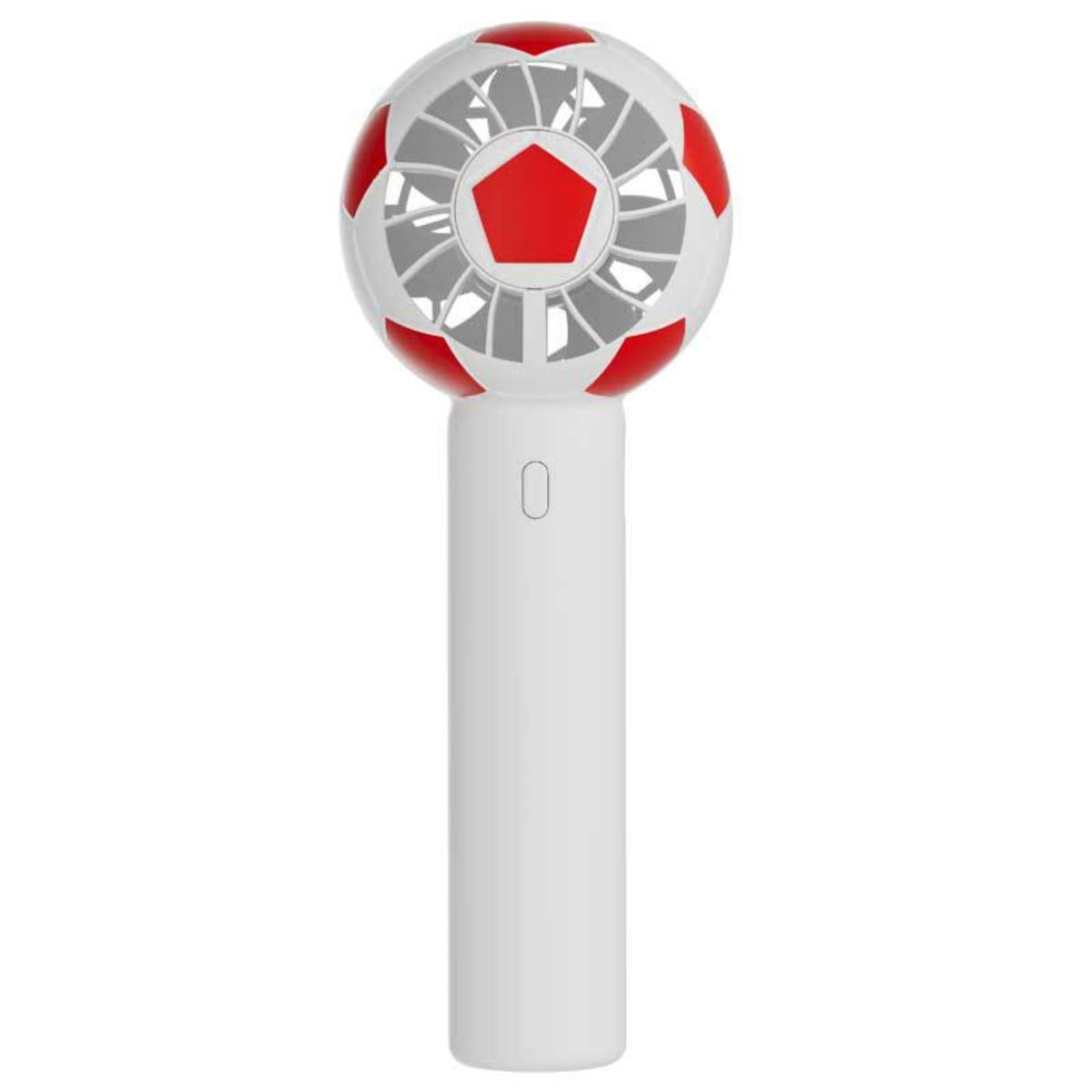 3-Speed Soccer Ball Fan White Mini Handheld Fan