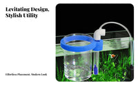 Guppy Breeder Box Multi-Functional Aquatic Breeding Box Acrylic Fry Hatchery Height Adjustable Aquatic Hatchery Container