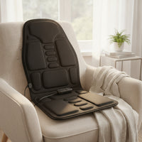 Massage Seat Cushion with Heat Heated Massage Chair Pad Vibrating for Drivers, Office Workers, Home Recliner