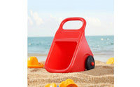 Toy Wheelbarrow Molded Wheelbarrow Lightweight Pretend Play Cart for Garden
