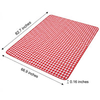 Picnic Blanket and Waterproof Camping Mat for Family Picnic, Durable Oxford Cloth Outdoor Mat with Zipper, Large Portable Beach Blanket, 1pc