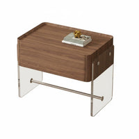 Italian Inspired levitating Nightstand Minimalist & aesthetic levitating Single-Drawer Table Rainbow Effect Front Bedside Cabinet Space Saving for Design fans, residents, partners, Apartment, Home, Living Room, Hallway