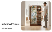 Multifunctional Partition Screen with Pegboard Multi-Functional Pegboard Room Divider Mobile Design Freestanding Decorative Screen No Assembly Required for Homeowners, Interior Decorators, Exhibitors, Home Office, Bedroom, Retail Stores, Exhibitions