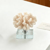Faux Coral Sculpture Long-Lasting Table Ornament Coastal Design for Study Room