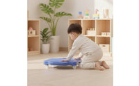 Scooter Board with Handles Four-Wheel Scooter Board Toy Molded Plastic Rounded Square for Children, Playroom, Kindergarten