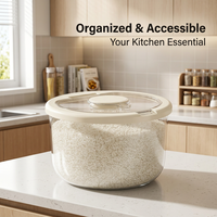 Airtight Food Storage Containers with Lids, Large Kitchen Storage for Cereal, Dry Food Storage Boxes, Pantry Storage Containers Set, Modern Minimalist