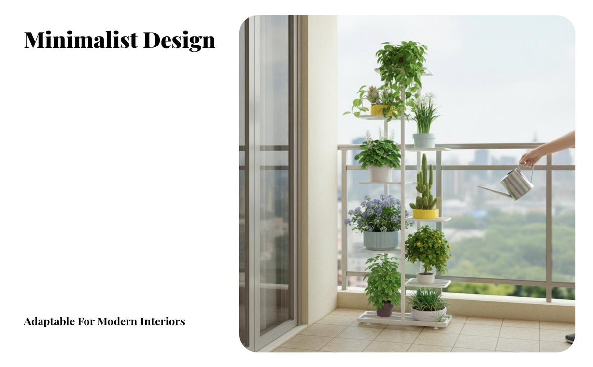 Indoor & Outdoor Use Multi-Tier blossom storage rackSaving Multi-Tiered blossom Etagere Reinforced frame Plant Sturdy Plant hold Load-Bearing for Gardeners, home users, Balcony, Living Room, Garden, Bedroom