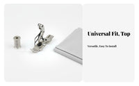 Grooved Overlock Presser Foot Accurate Cord Guide Serger Cording Foot and Wear-Resistant for Garment Making, Upholstery