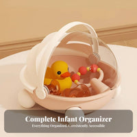 Portable infant Supply container Lightweight Nursery Organizer long-lasting for Newborns