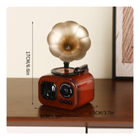 Tabletop Melody Box Novelty Desktop Melody Box Desk Ornament Decorative Decoration Glossy for Collectors, Shelf, Nightstand