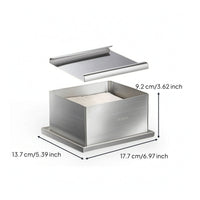 Easy to Use Stainless Steel Tofu Mold Safe Tofu Mold with Press Plate Efficient Kitchen Tool Mess-Messless for Vegans