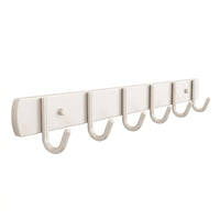 Kitchen Utensil Rack Wall Mounted Organizer, No Drill Stainless Steel Storage Hooks for Multi Purpose Organization for Home Cooks