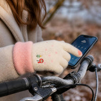 Winter Warm Touchscreen Knitted Gloves for Women & Kids - Thickened Fleece Lined