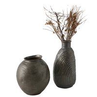 New Chinese Style Glazed Ceramic Fruit Bowl and Vase Decorative Set