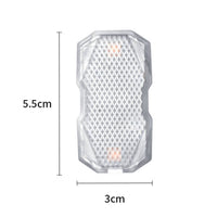 4 Pieces Compact Car Ambient Light Wireless Car Interior Light Bright Under-Dash LED Lights Color-Changing for Trunk