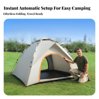 Sun Protection Automatic Quick-Setup Tent Mesh Instant Instant-Expand Tent Ventilated Portable Shelter Good Ventilation for Families, Backpackers, Hiking, Travel, Beach, Fishing Trips