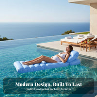 Inflatable Maternity Pillow with Hole Waterproof Maternity Water Lounger Versatile Use Indoor & Outdoor Maternity Mattress with Belly Hole for Beach