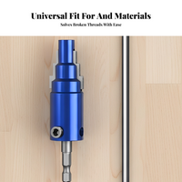 Screw Extractor Removes Damaged Screws and Bolts Broken Pipe Thread Remover Works on Rusted Parts Wide Compatibility for Kitchen