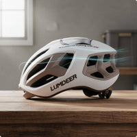 Single-Piece Molded Shell Aero Bike Helmet Adjustable Chin Strap Road Bike Helmet Light Compatible