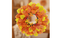 Fall Wreath with Berries Layered Fall Wreath Artificial for Thanksgiving