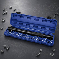 13 Pieces Steering Rod Removal Set Molded Compartments Inner Tie Rod Tool Set Hinged Lid Garage Equipment for Chassis Maintenance