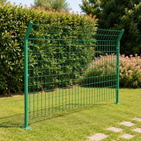 Fence, Outdoor, Mesh Panel, Wire Mesh, 90x170mm Mesh Size, 3.0mm Wire Diameter, Double Wire, Low Carbon Steel, Dark Forest Color